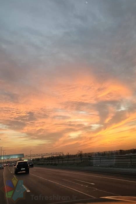 جاده تفرش،اسمش را گذاشتم نقاشی خدا