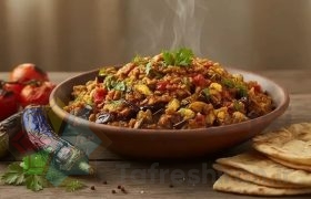 طرز تهیه میرزا قاسمی: یک پیش‌غذای لذیذ و آسان برای مهمانی‌ها
